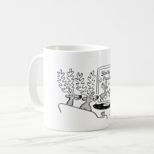 厳しく来られた意気揚々と歩くこと コーヒーマグカップ (正面左)