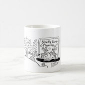 厳しく来られた意気揚々と歩くこと コーヒーマグカップ (中央)