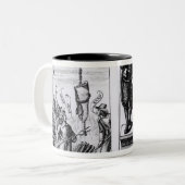 「厳密なコレクションへのFrontispieceの ツートーンマグカップ (正面左)