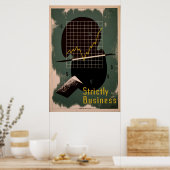 厳密なビジネスヴィンテージレトロWPAポスター ポスター (キッチン)