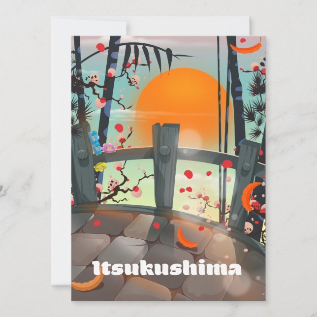 厳島日本旅行ポスター (正面)