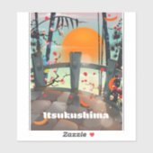 厳島日本旅行ポスター シール (シート)