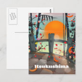 厳島日本旅行ポスター ポストカード (正面/裏面)