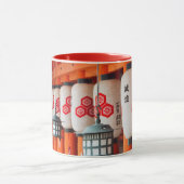 厳島神社内の灯籠 マグカップ (中央)