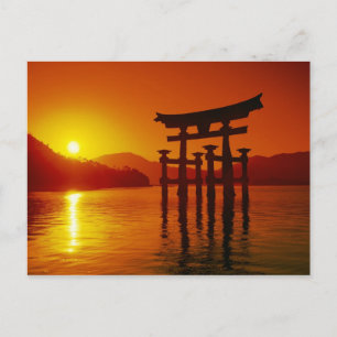 厳島神社大鳥居宮島 ポストカード