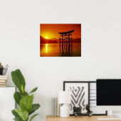 厳島神社大鳥居 宮島 ポスター (ホームオフィス)