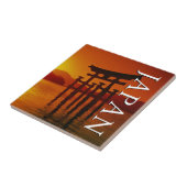 厳島神社大鳥居 |宮島,日本 タイル (側面)