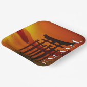 厳島神社大鳥居 |宮島,日本 ペーパープレート (傾斜あり)