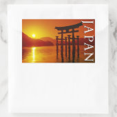 厳島神社大鳥居 |宮島，日本 長方形シール (バッグ)