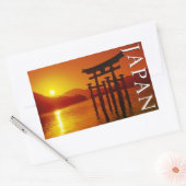 厳島神社大鳥居 |宮島，日本 長方形シール (封筒)