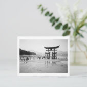 厳島神社大鳥居:日本 ポストカード (スタンド正面)