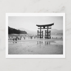 厳島神社大鳥居：日本 ポストカード