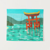 厳島神社 タペストリー (正面(横))