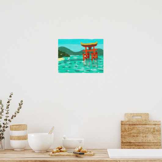 厳島神社 ポスター (キッチン)