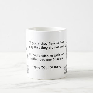 厳格な第50誕生日のマグ コーヒーマグカップ