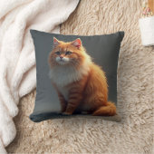 厳粛なキャットクッション クッション (ブランケット)
