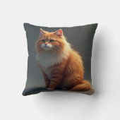 厳粛なキャットクッション クッション (裏面)