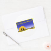 厳粛なスティルネス・ステッカー ラウンドシール (封筒)