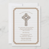 厳粛な十字架の聖任式 招待状 (正面)