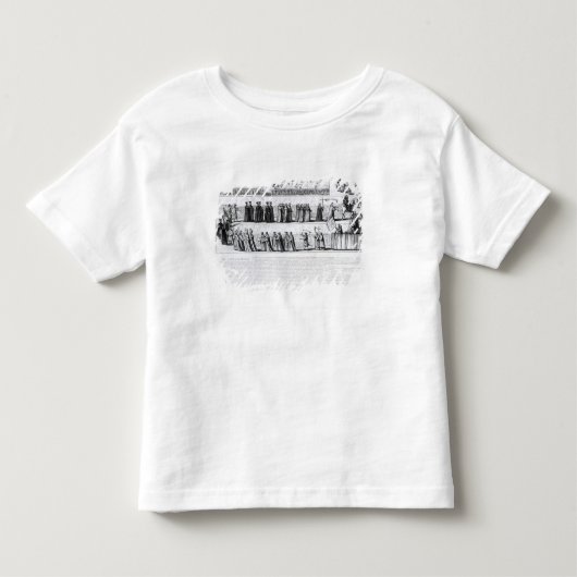 厳粛な擬似行列 トドラーTシャツ (正面)