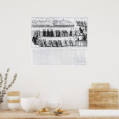 厳粛な模擬行列 ポスター (キッチン)