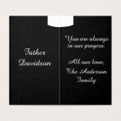 厳粛な調整カード (内部フラット)