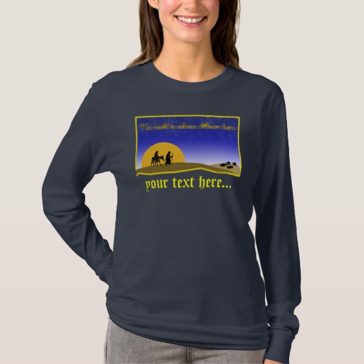 厳粛な静寂 Tシャツ (正面)