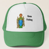 去った魚釣り（セント・アンドリュー） キャップ (正面)