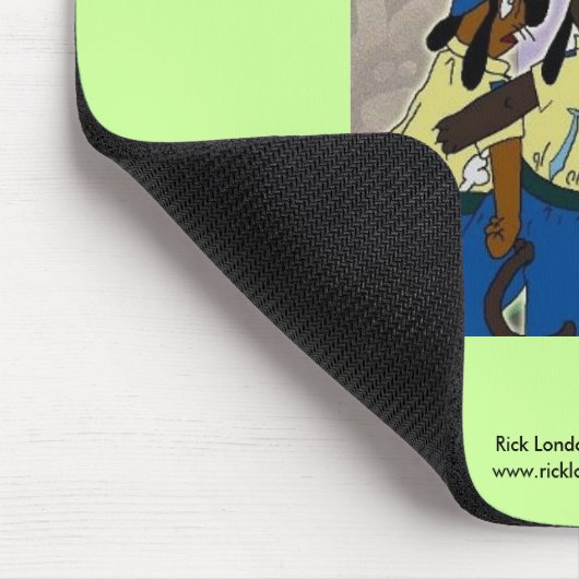 去勢された犬のおもしろい漫画マウスパッド マウスパッド (コーナー)