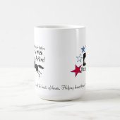 去勢RSRのロゴのマグを言って下さい コーヒーマグカップ (中央)