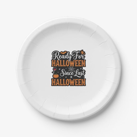 去年のはろうぇんからハロウィン準備万端 ヴィンテージS ペーパープレート (正面)