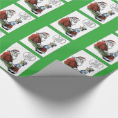 去年のサンタ ラッピングペーパー (角)