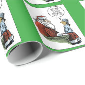 去年のサンタ ラッピングペーパー (ロールコーナー)