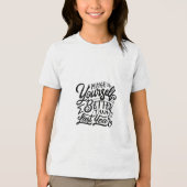 去年より自分を良くする トライブレンドTシャツ (正面)