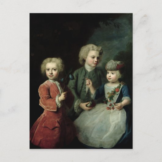 参事官のバルトルドの子供たち ポストカード (正面)