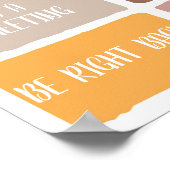 参事官事務所のドアの標識はどこ ポスター (角)