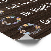 参事官事務所のドアの標識はどこ ポスター (角)