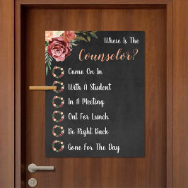 参事官事務所のドアの標識はどこ ポスター