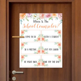 参事官事務所のドアの標識はどこ ポスター