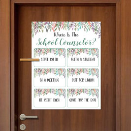 参事官事務所のドアの標識はどこ ポスター