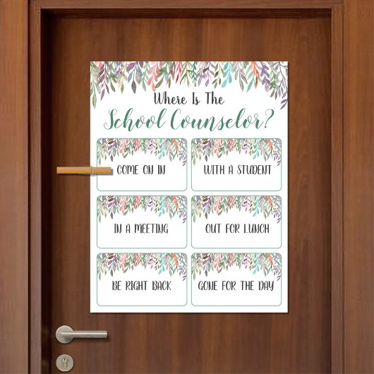 参事官事務所のドアの標識はどこ ポスター