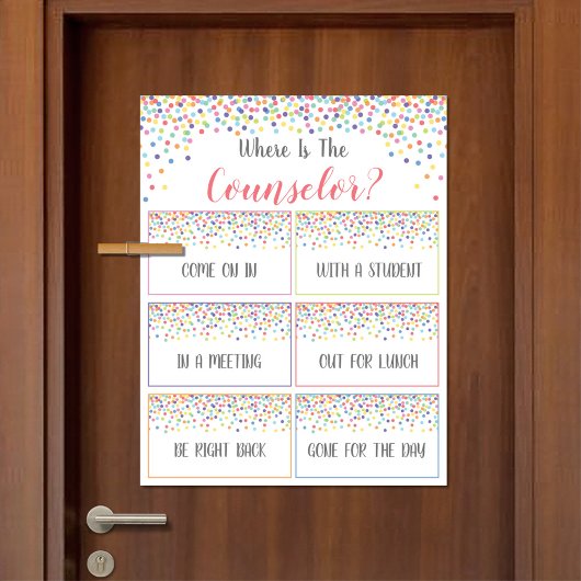 参事官事務所のドアの標識はどこ ポスター