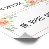 参事官事務所のドアの標識はどこ ポスター (角)