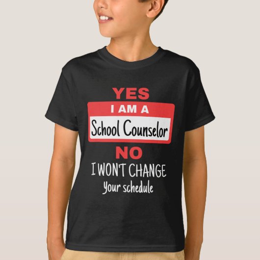 参事感謝おもしろい変更日程 Tシャツ (正面)