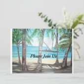 参加お願いします招待状ルキロビーチペインティン 招待状 (スタンド正面)