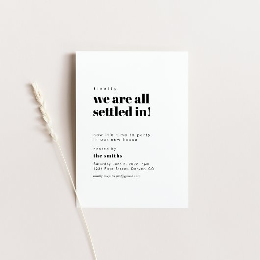 参加して引っ越し祝いパーティーパーティー招待状 招待状
