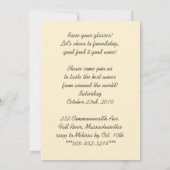 参加しろ！ワインテイスティングパーティの招待状 招待状 (裏面)