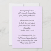 参加しろ!ワインテイスティングパーティの招待状 招待状 (裏面)