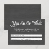 参加する？黒板での出欠確認 出欠カード (正面/裏面)