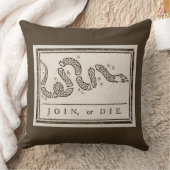 参加または死ぬラトルズナケ：漫画ベンジャミンフランクリン クッション (ブランケット)